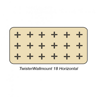 Yellotools TwisterWallmount 18 horizontal